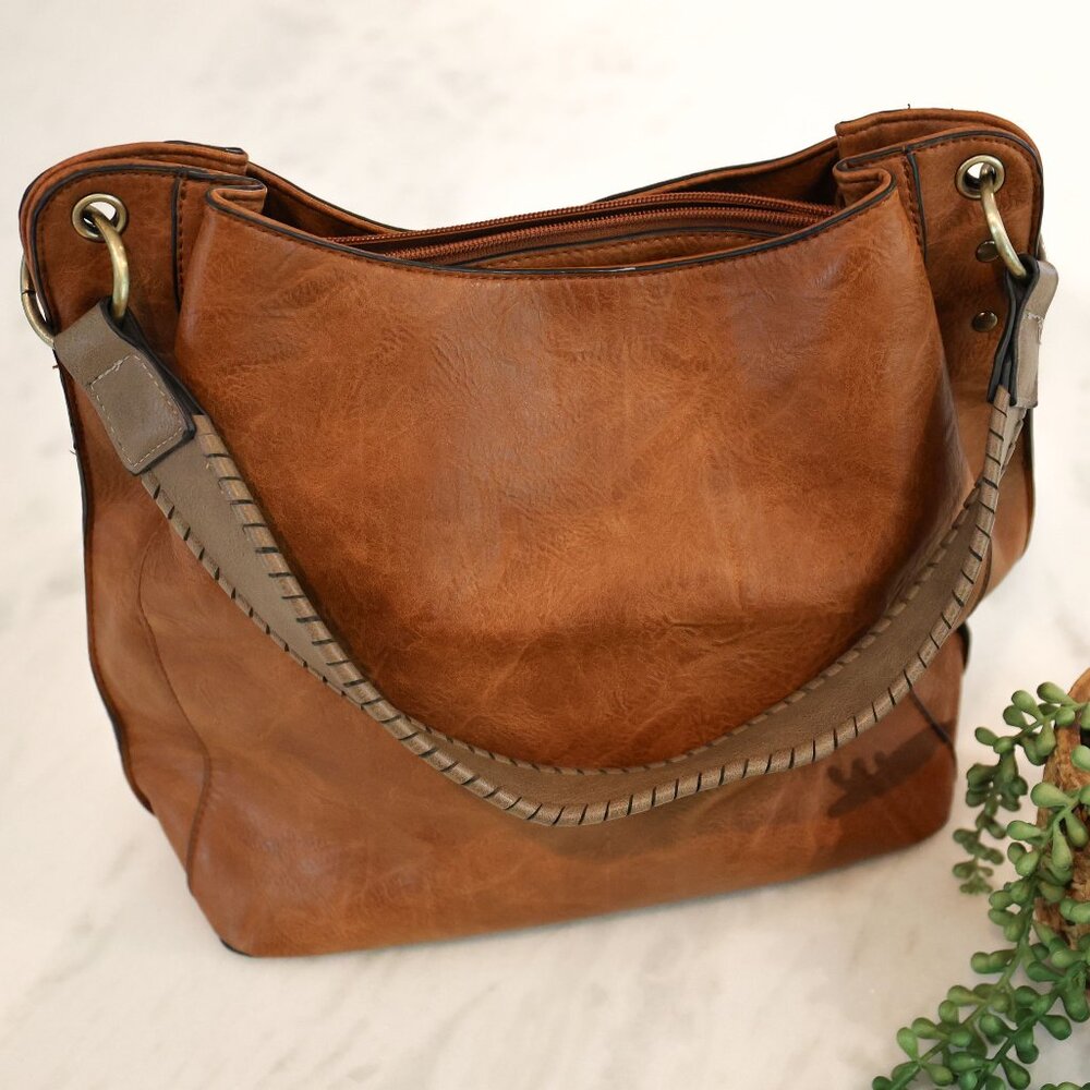 🔥 HOT SALE! Jen & Co. Vegan Leather Shoulder Hand Bag Purse